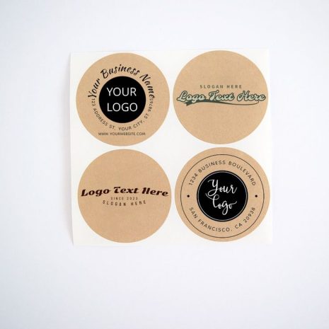 Kraft Paper Stickers