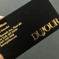 Raised Shiny Foiled Business Cards (2)