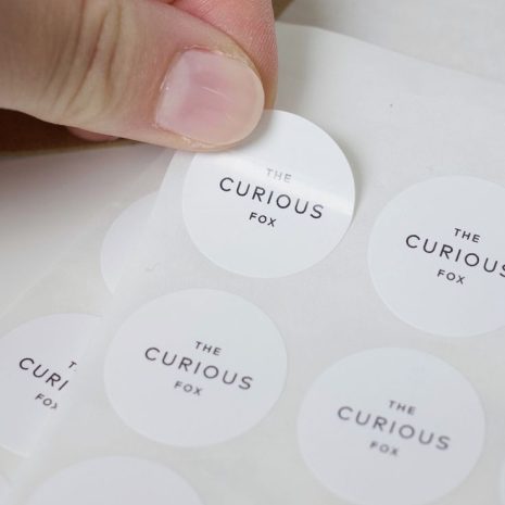 White Vinyl Stickers 3 White Vinyl Stickers 3