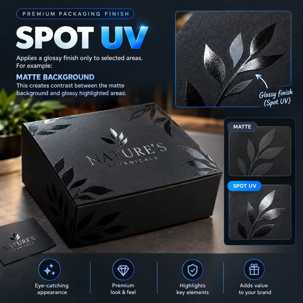 Spot UV Packaging Showcase
